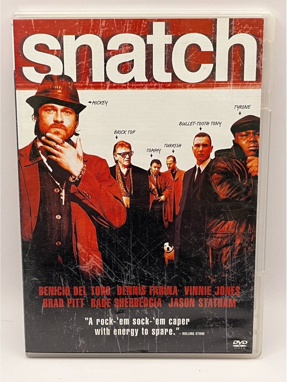 Snatch DVD Widescreen & Full Brad Pitt Comedy Guy Ritchie